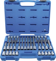 Behajtófej-készlet | 12,5 mm (1/2") | TP-profil (Torx Plus) TP20 - TP70 | 32 darabos