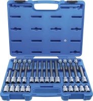 Behajtófej-készlet | 12,5 mm (1/2") | TPS-profil (Torx Plus) furattal TPS20 - TPS70 | 32 darabos