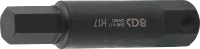 Behajtófej | Hossz 100 mm | Külső hatszögletű 22 mm | Belső hatszögletű 17 mm