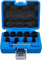 Spirálbites dugókulcskészlet / csavarkiszedő | 10 mm (3/8") | 10 - 19 mm | 10 darabos