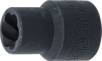Spirálbites dugókulcsbetét / csavarkiszedő | 12,5 mm (1/2") | 12 mm