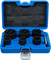 Spirálbites dugókulcskészlet / csavarkiszedő | 12,5 mm (1/2") + 20 mm (3/4") | 22 - 41 mm | 6 darabos