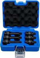 Levegős dugókulcskészlet | 12,5 mm (1/2") | (XZN) M14 - M18 | 6 darabos