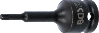 Levegős dugókulcs | Hossz 75 mm | 12,5 mm (1/2") | T-profil (Torx) T25