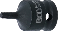 Levegős dugókulcs | Hossz 42 mm | 12,5 mm (1/2") | T-profil (Torx) T30