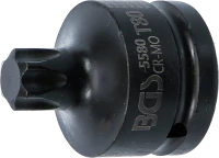 Levegős dugókulcs | Hossz 60 mm | 20 mm (3/4") | T-profil (Torx) T80