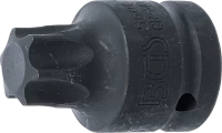 Levegős dugókulcs | Hossz 60 mm | 20 mm (3/4") | T-profil (Torx) T100