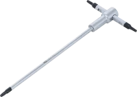 Csavarhúzó T-csúszófogantyúval | T-profil (Torx) | T10
