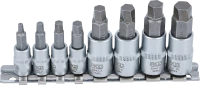 Csavarkiszedő készlet | 6,3 mm (1/4") / 10 mm (3/8") | hibás belső hatszögletű csavarokhoz 3 - 10 mm | 8 darabos