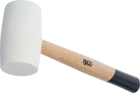 Gumikalapács | üvegszálas nyél | fehér fejű | Ø 64 mm | 750 g