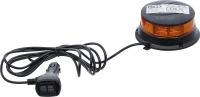 Forgó jelzőfény| sárga | mágnessel | 12 V / 24 V | Ø 130 mm