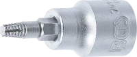 Csavarkiszedő-behajtófej | négyszögletű behajtófej 10 mm (3/8") | hibás T-profilhoz (Torx) T25