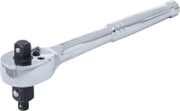 Racsnis kulcs | Tömör acél | finomfogazású | 3-az-1-ben | 6,3 mm (1/4") / 10 mm (3/8") / 12,5 mm (1/2")