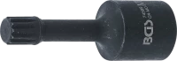 Speciális, levegős dugókulcs | 72 mm hosszú | 12,5 mm (1/2") | belső bordázattal (XZN) M12 | VAG
