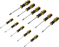 Csavarhúzó készlet | T-profil (Torx) furattal | T6 - T40 | 11 darabos