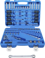 Szerszámkészlet | 6,3 mm (1/4") + 12,5 mm (1/2") | E-profil / T-profil (Torx) | 84 darabos