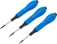 Műszerész csavarhúzó készlet | T-profil (Torx) T4 / T5 / T6 | 3 darabos