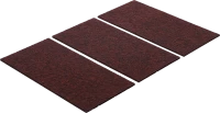 Filc alátét | lapok | barna | 100 x 200 mm | 3 darabos