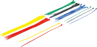 Kábelkötegelő-készlet | színes | 4,8 x 300 mm | 50 darabos