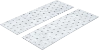 acél perforált lemez készlet | 300 x 100 x 2 mm | 2 darabos