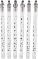 Tartalék hajszálcső adapterrel | a BGS 8101-hez | 6 darabos