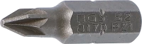 Behajtófej | Hossz 25 mm | Külső hatszögletű 6,3 mm (1/4") | Csillag PZ1