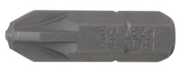 Behajtófej | Hossz 25 mm | Külső hatszögletű 6,3 mm (1/4") | Csillag PZ3