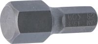 Behajtófej | Hossz 25 mm | Külső hatszögletű 6,3 mm (1/4") | Belső hatszögletű 10 mm