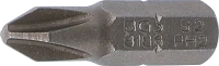 Behajtófej | Hossz 25 mm | Külső hatszögletű 6,3 mm (1/4") | Csillag PH2