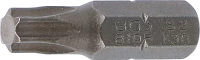 Behajtófej | Hossz 25 mm | Külső hatszögletű 6,3 mm (1/4") | T-profil (Torx) T30