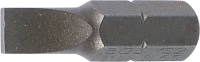 Behajtófej | Hossz 25 mm | Külső hatszögletű 6,3 mm (1/4") | Lapos 5,5 mm