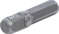 Behajtófej-racsni adapter | Külső hatszögletű 6,3 mm (1/4") - 6,3 mm (1/4") | 30 mm