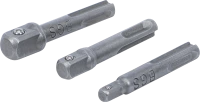 Adapterkészlet | SDS - 6,3 mm (1/4"), 10 mm (3/8"), 12,5 mm (1/2") | 3 darabos