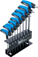 T-fogantyús kulcskészlet | T-profil (Torx) T10 - T50 | 9 darabos