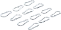 Karabiner készlet | 5 x 50 mm | 12 darabos