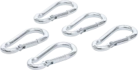 Karabiner készlet | 8 x 80 mm | 5 darabos