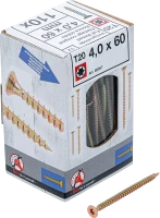 Univerzális csavarok | T-profil (Torx) T20 | 4,0 x 60 mm | 110 db