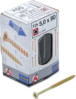 Univerzális csavarok | T-profil (Torx) T25 | 5,0 x 80 mm | 50 db