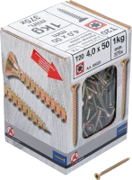 Univerzális csavarok | T-profil (Torx) T20 | 4,0 x 50 mm | 1 kg / 375 db