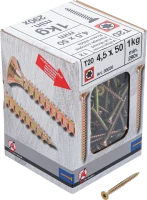 Univerzális csavarok | T-profil (Torx) T20 | 4,5 x 50 mm | 1 kg / 290 db