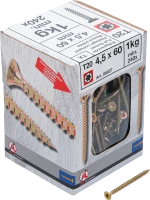 Univerzális csavarok | T-profil (Torx) T20 | 4,0 x 60 mm | 1 kg / 240 db