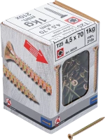 Univerzális csavarok | T-profil (Torx) T20 | 4,5 x 70 mm | 1 kg / 210 db