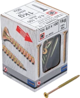 Univerzális csavarok | T-profil (Torx) T25 | 6,0 x 100 mm  | 1 kg / 80 db