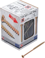 Univerzális csavarok | T-profil (Torx) T30 | 6,0 x 120 mm  | 1 kg / 70 db