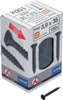 Gipszkarton csavar | PH2 | durvamenet | 3,9 x 35 mm | 150 darab