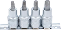 Behajtófej-készlet | 12,5 mm (1/2") | T-profil (Torx) T40 - T55 | 4 darabos