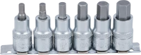 Behajtófej-készlet | 12,5 mm (1/2") | Belső hatszögletű 6 - 14 mm | 6 darabos