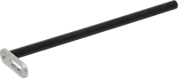 Nagy terhelhetőségű szimpla horog | gumírozott | 200 mm