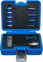 Csavarkiszedő készlet | 1,5 - 10 mm belső hatszöghöz / T-profil (Torx) | T10 - T55 | 19 darabos