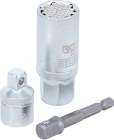 Multi dugókulcs adapterkészlettel | 10 mm (3/8") | 9 - 21 mm | 3 darabos
